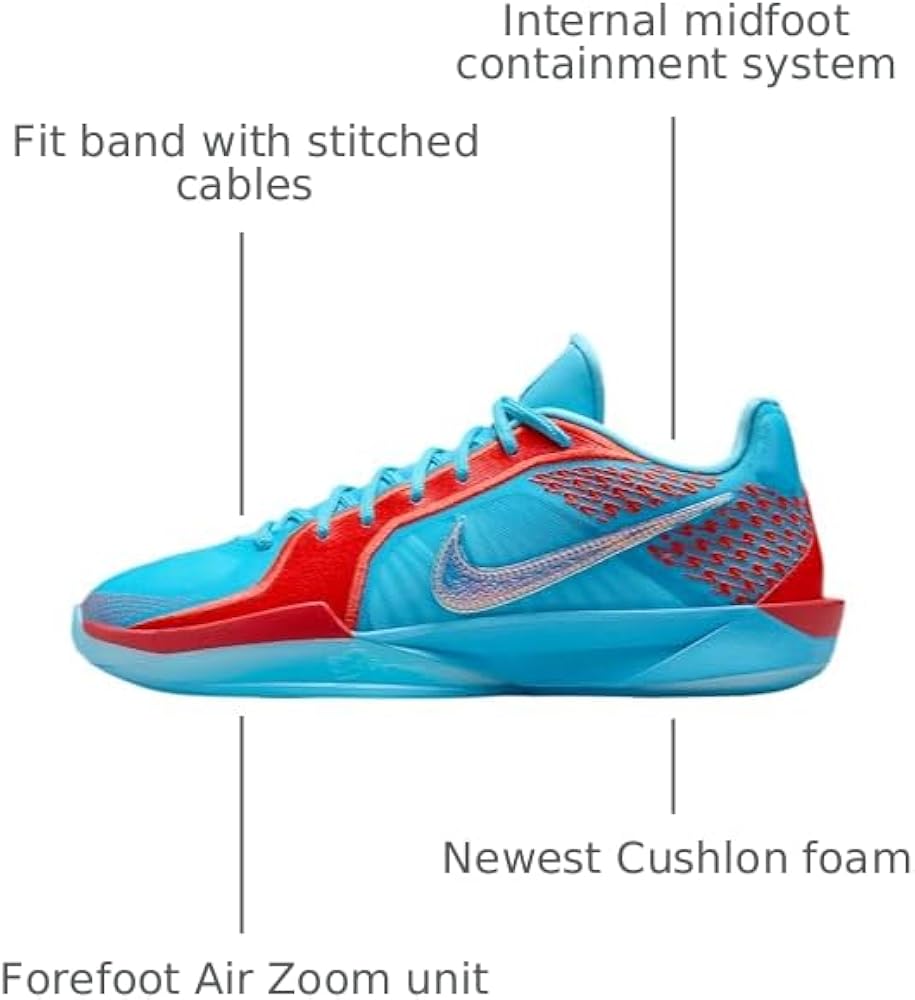 Amazon.com | Sabrina 2 Basketball Shoes (Baltic Blue/Light Crimson