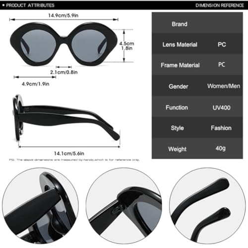 Lunettes œil de chat irrégulières au design rétro et finitions soignées