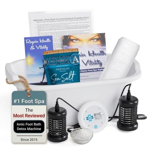 Ionic Foot Bath Detox Machine for Home Use - 2 Round Arrays