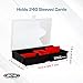 BCW Prime X4 Gaming Box | Playing Card Storage Box for Decks and Game Accessories, Includes Removable Dividers and Dice Trays | Trading Card Storage Box for Gaming (Standard)