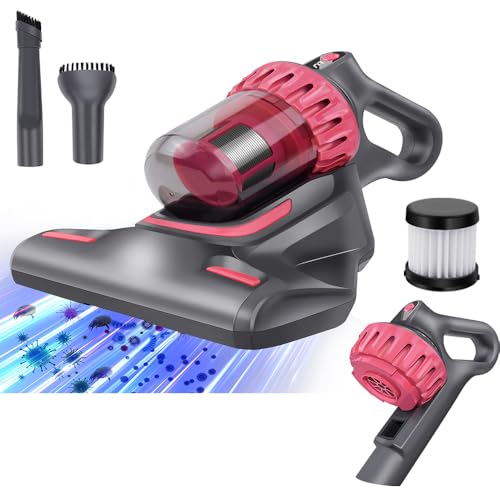 MiteGuard Mattress Vacuum Cleaner with UV Light - Cordless, Handheld, HEPA Filtration for Bed & Sofa
