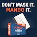 Mando Shampoo Bar - All in One Natural Shampoo Bar for Men - Cleanses and Moisturizes Hair, Beard and Body - Paraben & Sulfate Free - Biodegradable Formula - 5 Ounce - Pro Sport