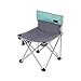 Liansheng Chaise Pliante extérieure Robuste, Chaise Pliante Occasionnelle Portable Oxford (Color : Gray)