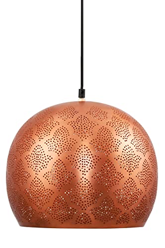 MAADES Orientalische Lampe Pendelleuchte Rayhana 30cm Kupfer E27 Lampenfassung | Marokkanische Design Hängeleuchte… – Bild 8