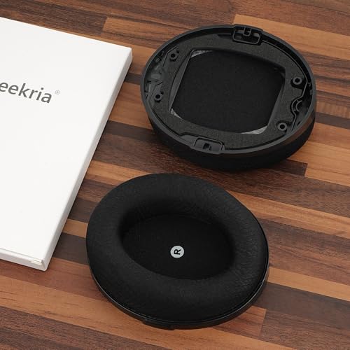 Geekria Cojines de Repuesto para Auriculares HyperX Cloud Orbit S, Almohadillas de Tela de Malla Cómodas (Negro) miniatura 4