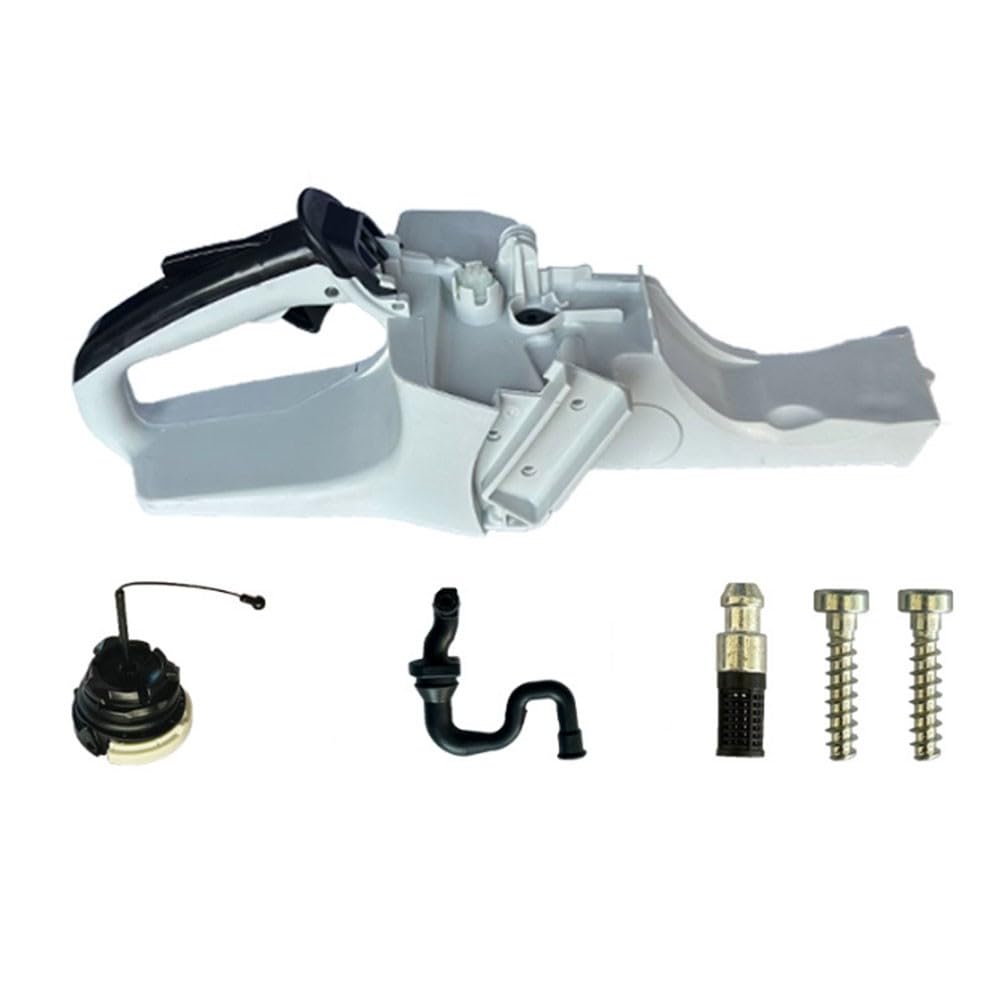Depósito de aceite con filtro para motosierra Stihl MS311 MS362 MS391, pieza de repuesto 1140 350 0826, carcasa de plástico resistente, mango ergonómico, incluye tapa de depósito y filtro
