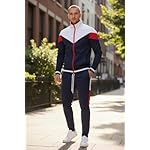 SCREENSHOT-TRACK JACKET Mens Urban Hip Hop Premium Track Jacket - Slim Fit Side Taping Sportswear Urbanwear Streetwear Top - Image 2