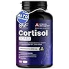 OVF Cortisol Uomo 120 Capsule Cortisolo Integratore con Citrullina Malato Fosfatidilserina Ashwagandha KSM-66 Teanina Zinco Boro per Benessere Fisico, Mentale e Testosterone