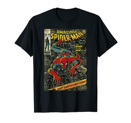 Marvel Spider-Man Comic Book Anniversary T-Shirt