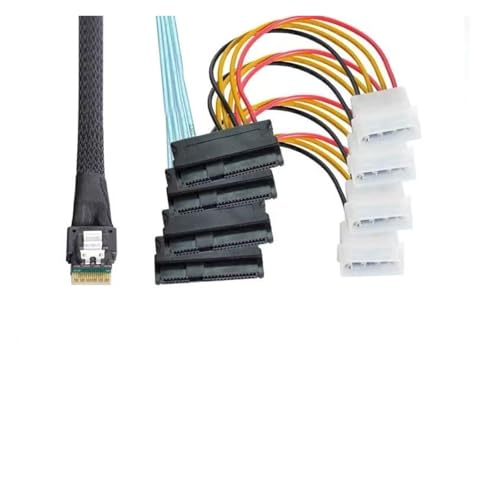 Cable Adaptador Slimline S/A/S 4.0 SFF-8654 1m