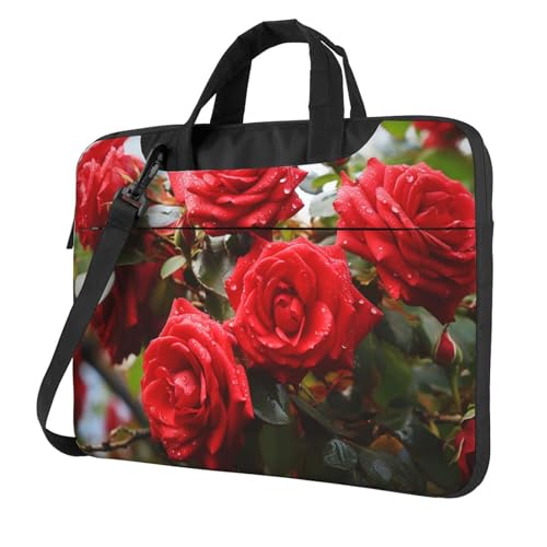 Maletín para portátil floral impermeable 13 pulgadas miniatura 1