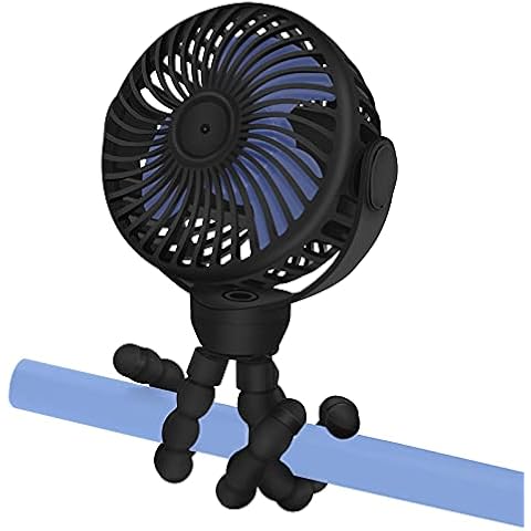 TRELC Mini-Handventilator, tragbarer Kinderwagen-Ventilator, 4000 mAh batteriebetriebener Tischventilator Cover