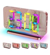 Sveglia Digitale SZELAM Con Specchio 7.4", Luce Notturna RGB E Doppia Porta USB - 6