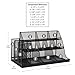 Mind Reader Countertop Organizer, 3-Tier Desktop Storage Rack, Office Breakroom Supply Caddy, Metal Mesh, Black