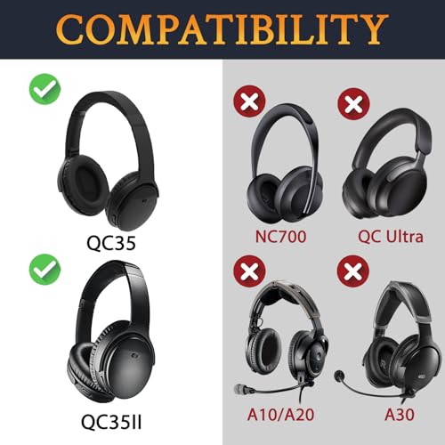 SoloWIT Bose QC35 Almofadas