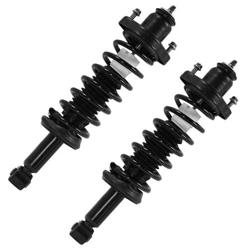 Image of Detroit Axle - 4pc Suspension Kit for 2008-2011 Mitsubishi Lancer, 2 Struts with Coil Spring 4 Front Rear Sway Bar Links 2009 2010 Replacement