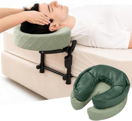 Image of Massage Headrest for Bed, Head Holder & Face Cradle with Face Down Pillow
