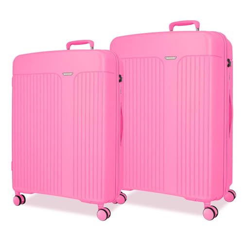 Jeu de valises Movom Rose extensible pour éviter le manque de place en voyage