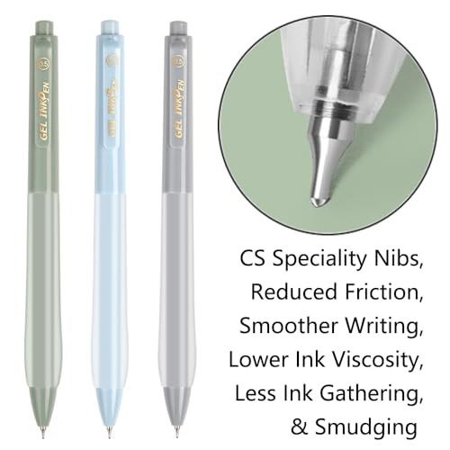 Set de 3 bolígrafos retráctiles con tinta negra 0.5 mm miniatura 6