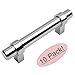 Cosmas 10 Pack 161-3CH Polished Chrome Contemporary Bar Cabinet Handle Pull - 3