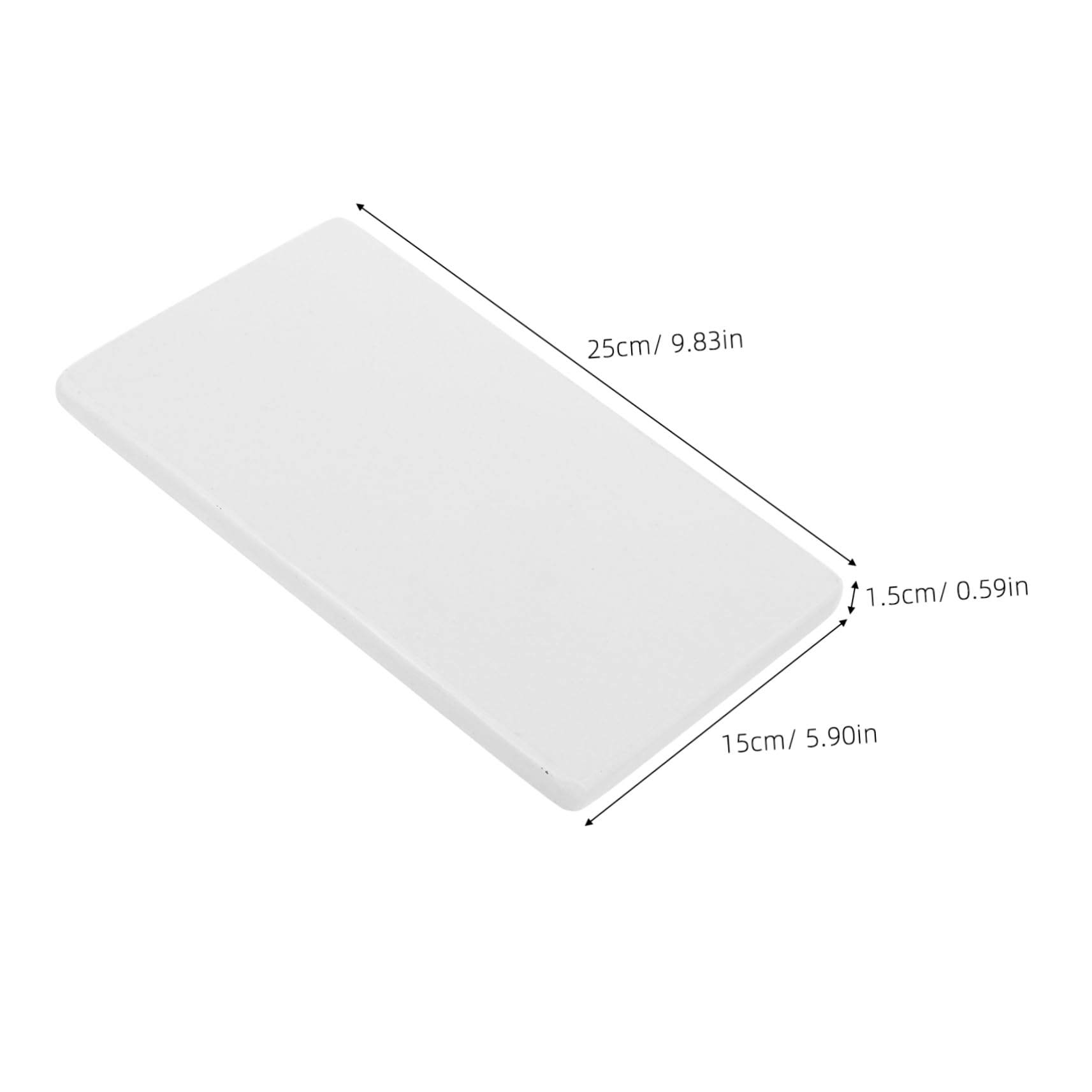 Gatuida Kühlmatte aus Marmor für Kleintiere, Weiß, 1 Stück