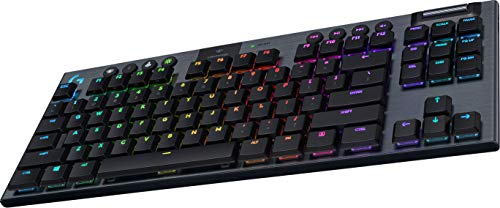 Logitech G G915 TKL teclado mecánico Bluetooth inalámbrico QWERTY compacto para ordenador PC negro 3