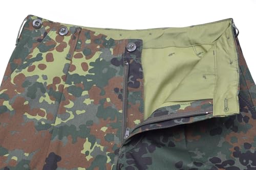 German Military Style Field Cargo Pants Flecktarn camo Combat Army ACU Trousers - Image 5