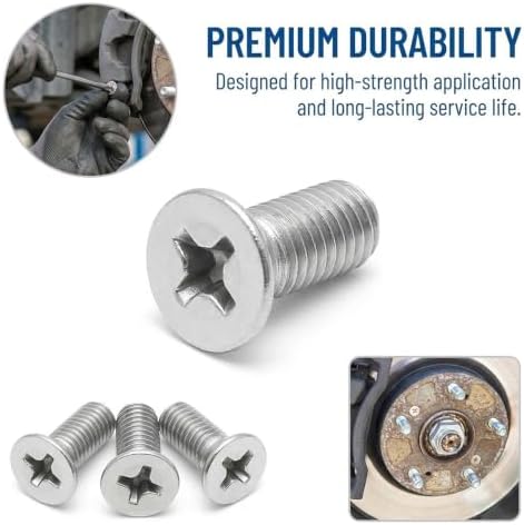 12PCS Car Brake Rotor Retaining Screws, Replaces 93600-06014-0H — 사진 2