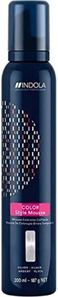 profession color style mousse 200ml silver