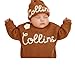 FAHOXUMR Personalisierter Baby Strickpullover, Individueller Babypullover Mit Namen Geschenk Zur Babyparty Und Zu Weihnachten