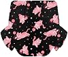 CutiePlusU Pañal Desechable 10 Piezas Calzoncillo Protector Negro (Mediano 28"-38") 4