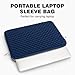 RAINYEAR 11-13 Inch Laptop Sleeve Compatible with 13" Macbook Air M5 M4 M3 M2 M1 Macbook Neo 13.3" & 14" Macbook Pro, 11" Chromebook Notebook Diamond Foam Shock Resistant Padded Case(Navy Blue)