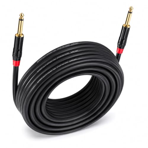 IMAGINEA 6.35mm (1/4 Inch) TS to TS Guitar Cable | Male to Male M...