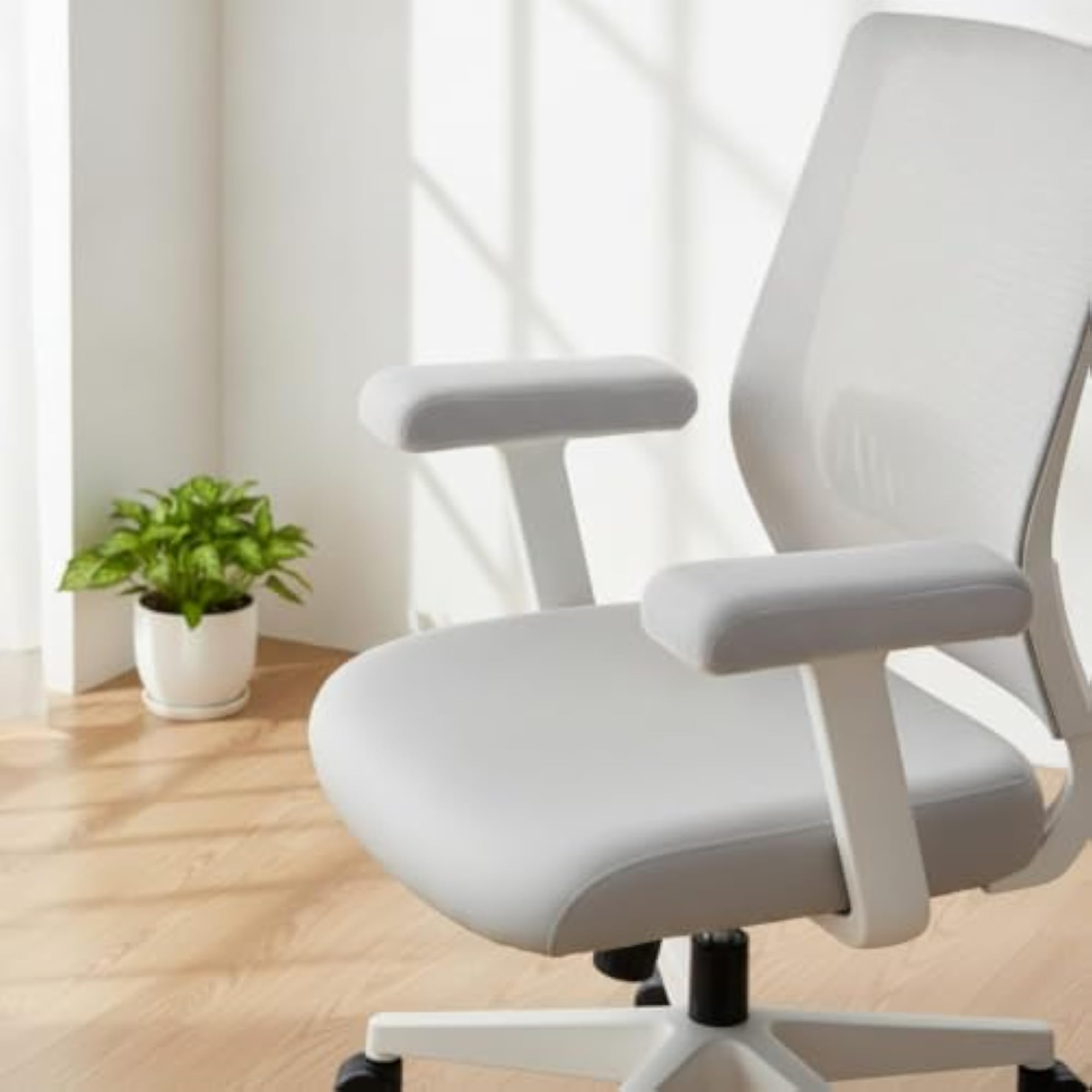 Ergonomic Chair Armrest Pad with Strap Fasteners