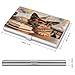 VstaDank Funny German Shepherd Business Card Holder Fashion Aluminum Alloy Flip Cover Credit Card Holder High End Professional Name Cards Case Exquisite Pocket Metal Cards Holder for Work