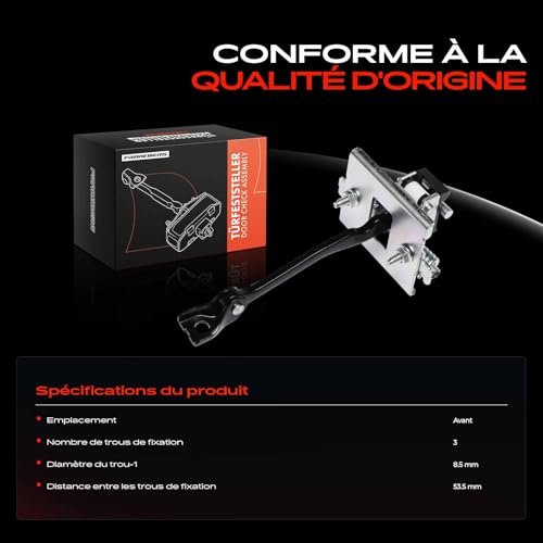 Arrêt de porte avant pour restaurer l'ouverture crantée du monospace - 4