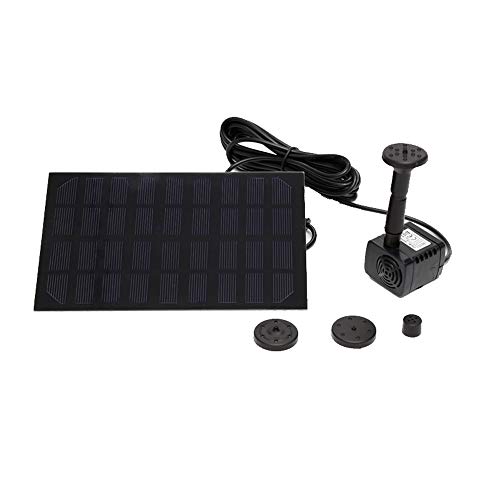 Lixada Praça 9 V 1.8 W 200 L/H Kit de Painel de Bomba de Água Da Fonte Solar para Piscina Jardim Pon