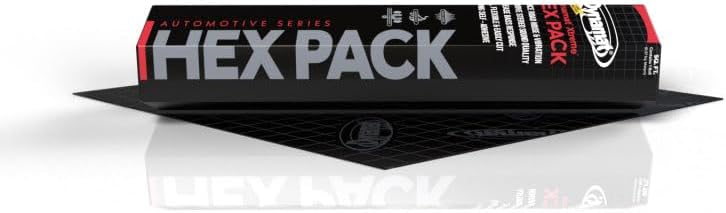 Dynamat 10425 18" x 32" x 0.067" Thick Self-Adhesive Sound Deadener with Xtreme Wedge Pack, Black