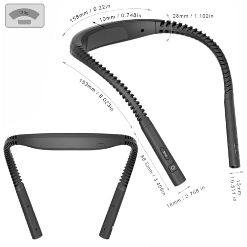 Lámpara de lectura para el cuello para evitar fatiga visual en la cama 6