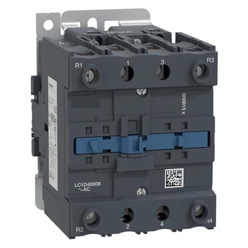 Contacteur tétrapolaire LC1D40008E7 Schneider 40A 48V pour tableau électrique