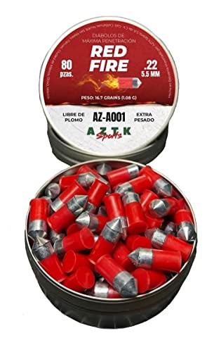 Tiro, Sports AZTK Diabolo Red Fire 5.5 80 Pzas Penetrator