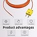 Duomimile K-Type Thermocouple Probe, 80PK-1 Temperature Sensor for, Appliances, Engine & Industrial Use with -Ideal for Troubleshooting-40-inch (1-Meter)