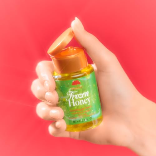Image of Tree Hut Frozen Honey Mini Body Wash, Travel Size Shower Gel w /Shea Butter & Essential Oils, Soft Smooth Skin, Gentle Cleanser For All Skin Types, TSA Approved, Self Care Gifts for Women, 3.3 Fl Oz