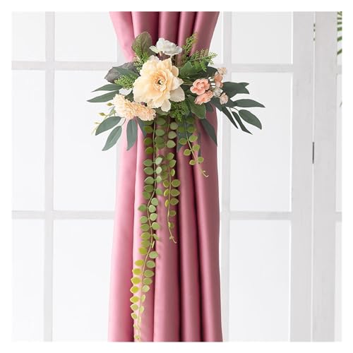 Clips soporte cortinas decorativas y correas de flores artificiales 4