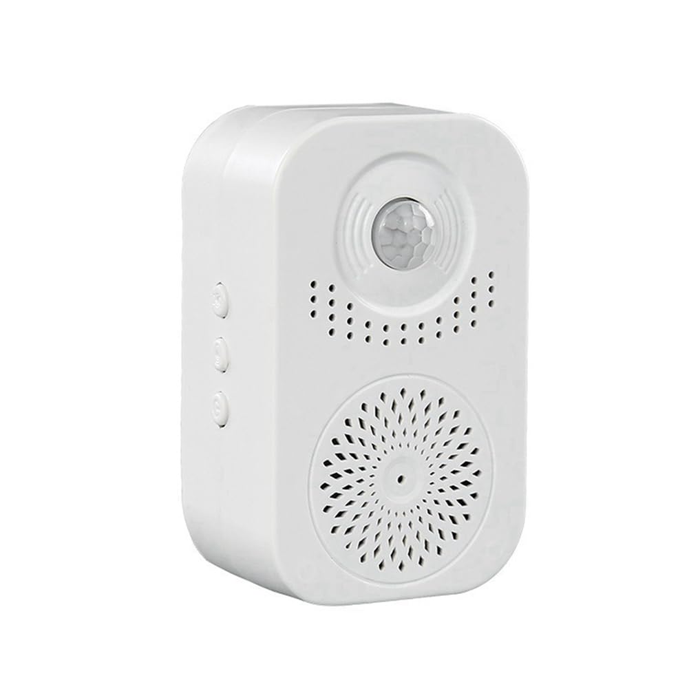 Knoruley White Talking Welcome Doorbell Motion Sensor Store Entrance Smart Doorbell Commercial Access Alarm Home Outdoor Doorbell Medium