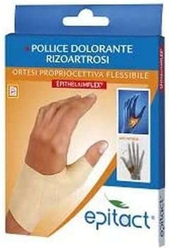 Epitact Pharma 0591GIT, Rhizoatrosis Sore Thumb Orthosis - Left Hand, White, Size S (packaging may vary)