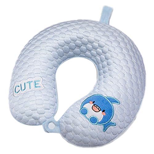 リアルな動物の U 字型ネックピローは快適さを提供し、飛行中の電車の乗車中やよりポータブルな頸椎クッションを提供します。