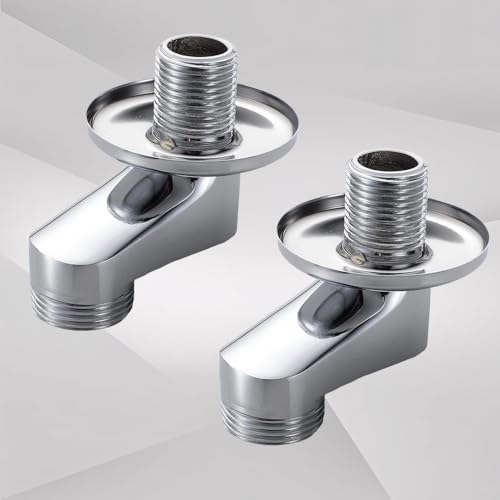 Wasserhahn Adapter, Universeller Dusche Duscharmatur S-Anschluss 3/4 Zoll Auf 1/2 Zoll für Badezimmer, Dusch- und Waschbeckenarmaturen, Wandloch-Abstand für Badezimmer