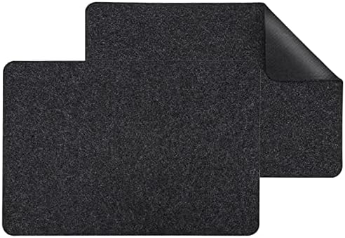 2pcs Air Fryer Pad, Heat-Resistant Kitchen Counter Mat, Heat-Resistant Countertop Protector, Non-Slip Appliance Moving Mat, for Air Fryer Coffee Maker Blender Toaster(2PCS)