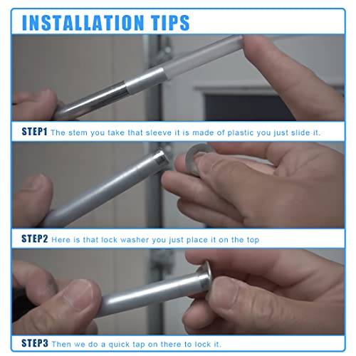 Gtpartes 80Mm Garage Door Hinge Quiet Roller Sleeves Compatible With Quiet Garage Door Rollers Bearing Precision Bearings High Load Standard Rollers Hardware Tools 20Pcs #TOP7